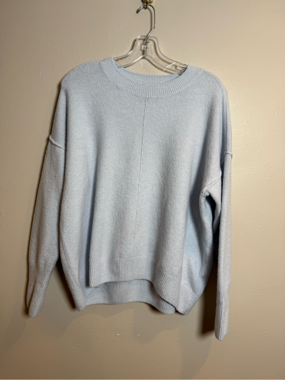 Vince Camuto Pale Blue Crewneck Sweater Soft & Cozy
